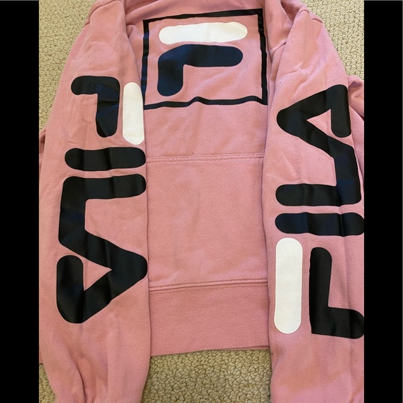 Fila Logo Spell Out Hoodie Women’s Small - Picture 5 of 6